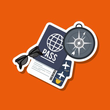 Tatil simgesi tasarım, vektör çizim