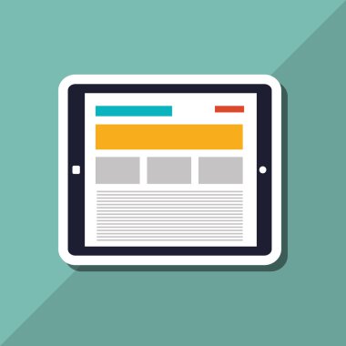 Tablet simgesi tasarım