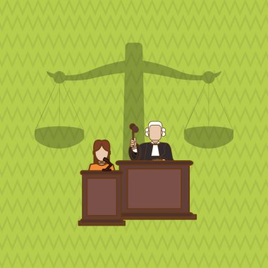 Yargıç simgesi tasarım