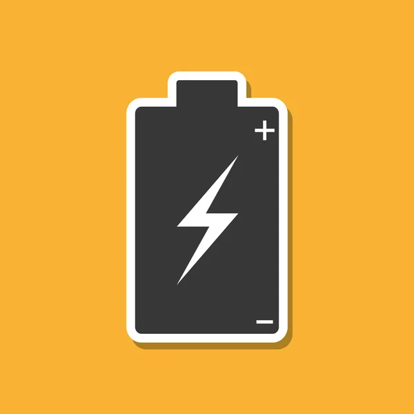 Batterij pictogram ontwerp, vectorillustratie — Stockvector