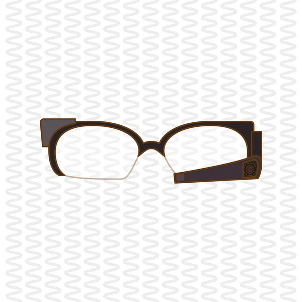 Brille Icon Design, Vektor Illustration — Stockvektor