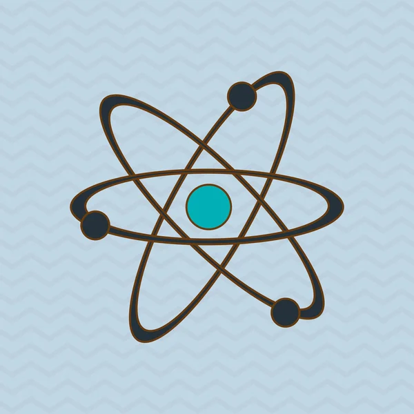 Atom アイコン デザイン、ベクトル イラスト — ストックベクタ