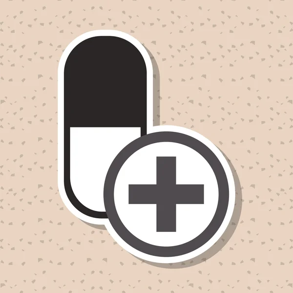 Medicine icon design — Stock Vector