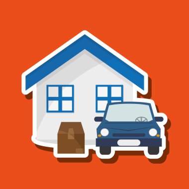 Teslimat simgesi tasarım