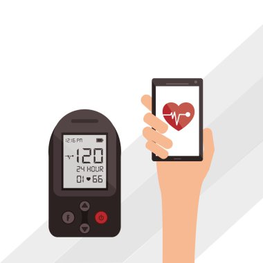 akıllı telefon simgesi tasarım, vektör çizim