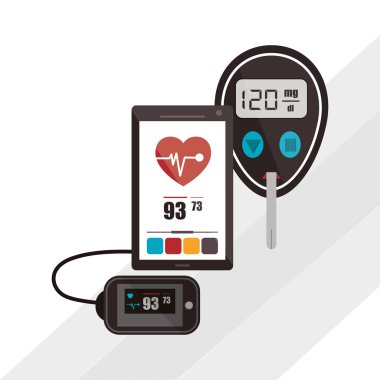 akıllı telefon simgesi tasarım, vektör çizim