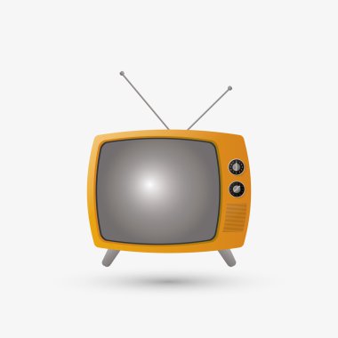 televizyon simgesi tasarım, vektör çizim