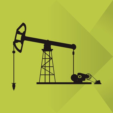 Yağ pompası tasarımı, vektör çizim