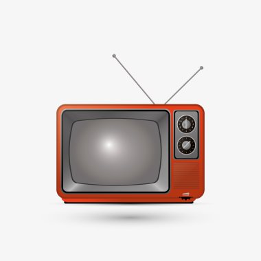 televizyon simgesi tasarım, vektör çizim