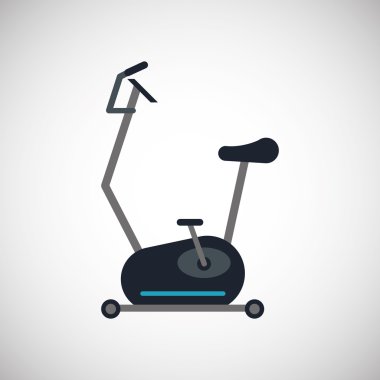 Spor salonu simgesi tasarım, vektör çizim