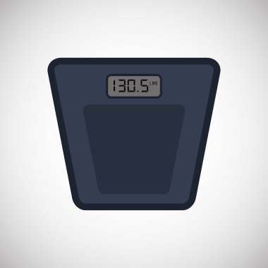 Spor salonu simgesi tasarım, vektör çizim