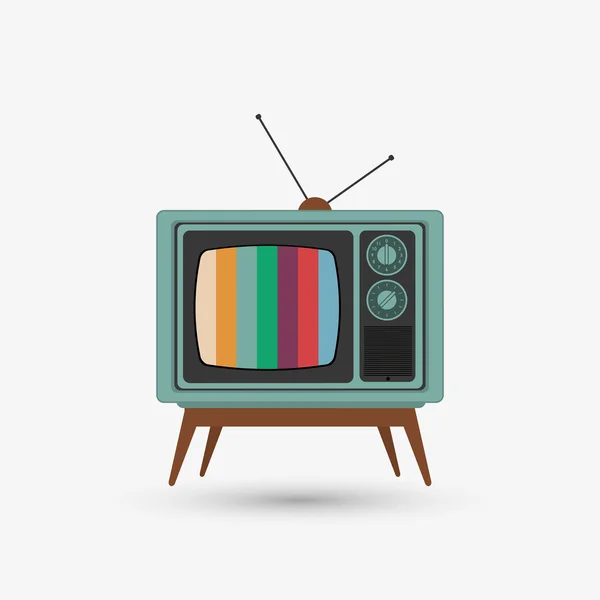 Television icon design, vector illustration — Stock Vector