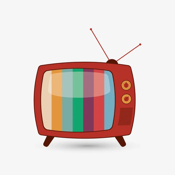 Television icon design, vector illustration — Stock Vector
