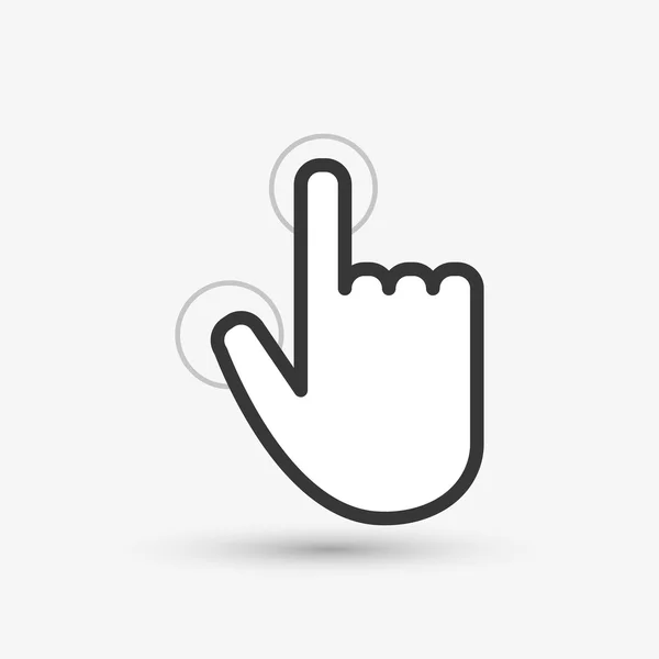 Cursor-Icon-Design, Vektorillustration — Stockvektor