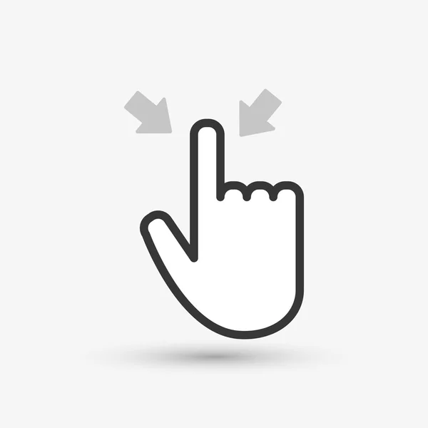 Cursor-Icon-Design, Vektorillustration — Stockvektor