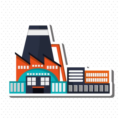 Sanayi simgesi tasarım, vektör çizim