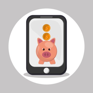 para simgesi tasarımı, vektör illüstrasyonu