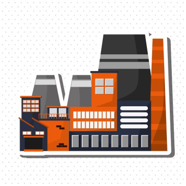 Sanayi simgesi tasarım, vektör çizim