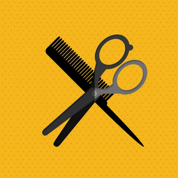 Projekt salonu włosów — Wektor stockowy