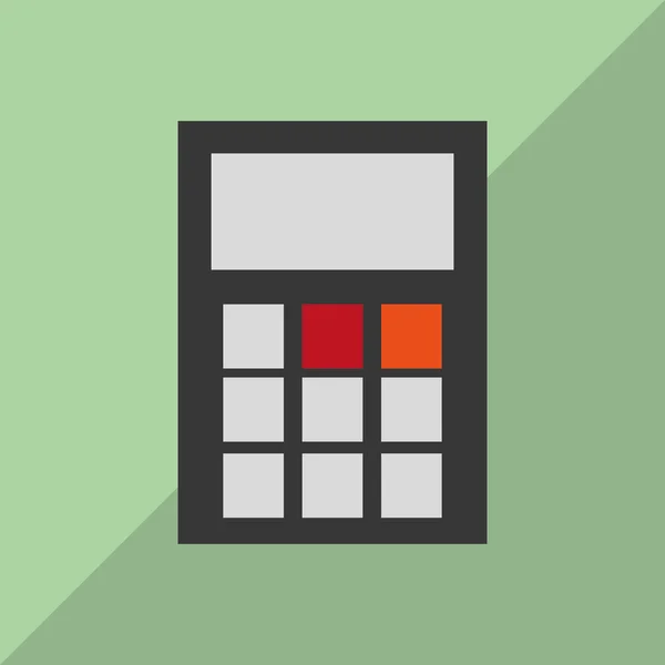 Design de ícone de calculadora, ilustração vetorial —  Vetores de Stock