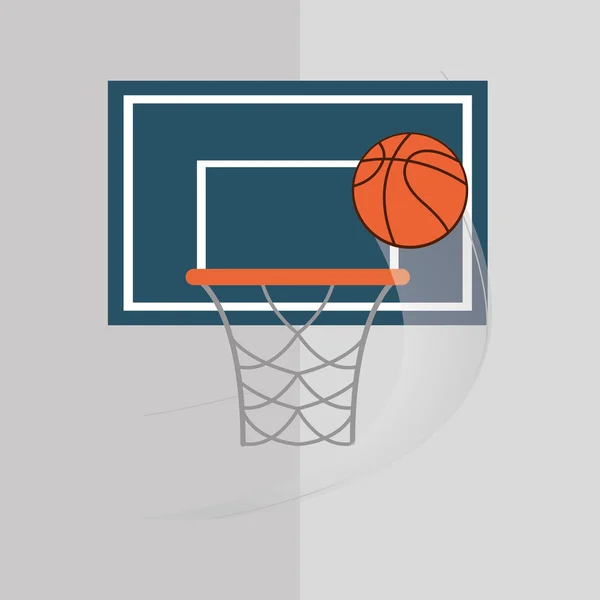 Basketball icon design, vector illustration — Stock Vector