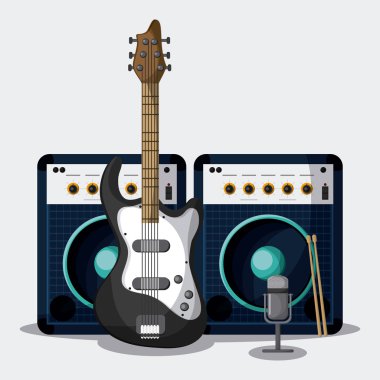 Müzik tasarım, vektör çizim