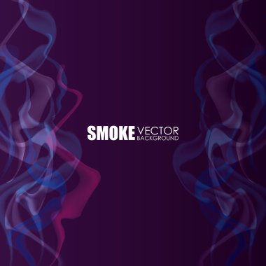 Duman simgesi tasarım, illüstrasyon vektör