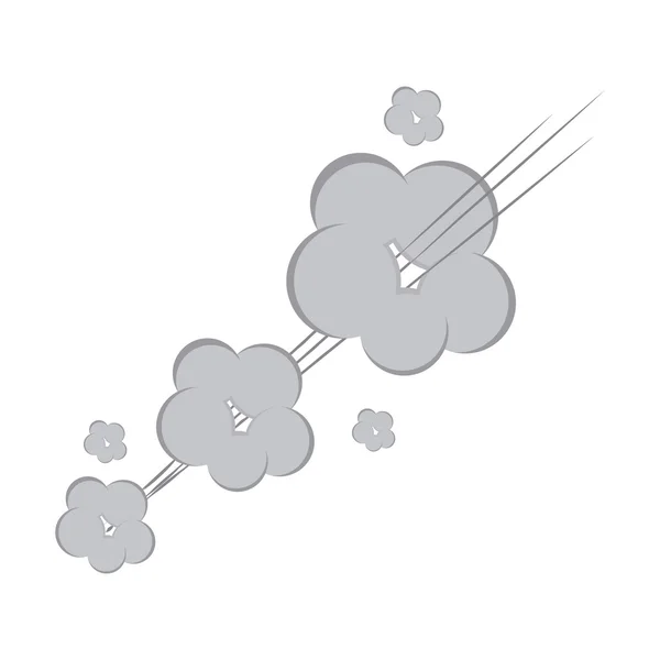 Diseño de icono de humo, ilustración vectorial — Vector de stock
