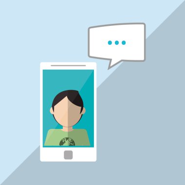 Adam simgesi tasarım, vektör çizim