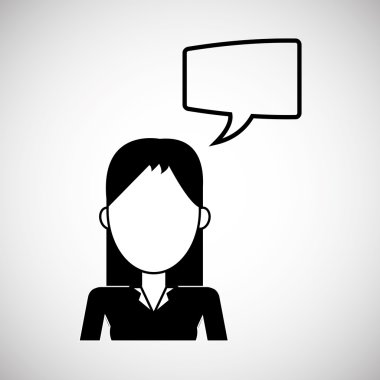 İnsanlar iletişim tasarımı, vektör çizim