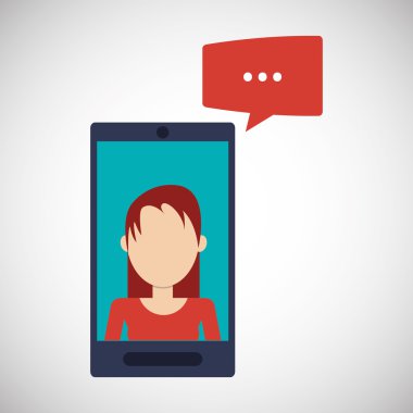 İnsanlar iletişim tasarımı, vektör çizim