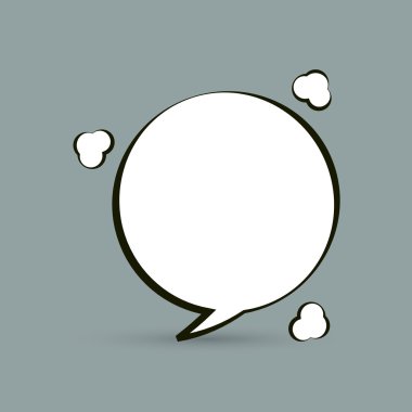 Retro iletişim tasarımı, vektör çizim