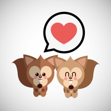 Hayvan karikatür tasarım, vektör çizim