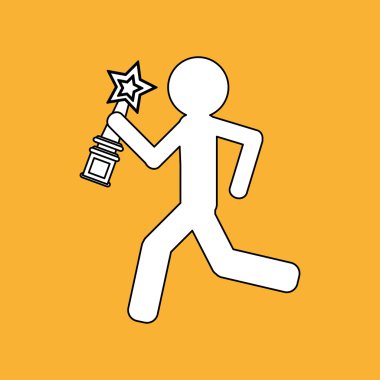 Kazanan ve ödül tasarım, vektör çizim