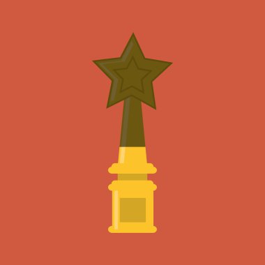 Kazanan ve ödül tasarım, vektör çizim