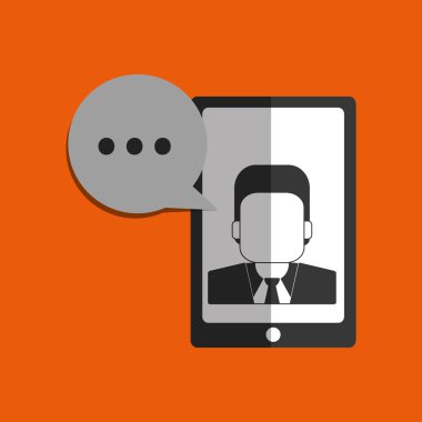 akıllı telefon simgesi tasarım, vektör çizim