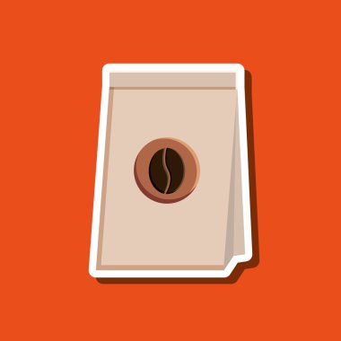 Coffee shop tasarım, vektör çizim