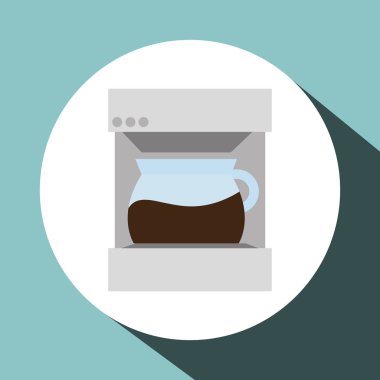 Coffee shop tasarım, vektör çizim