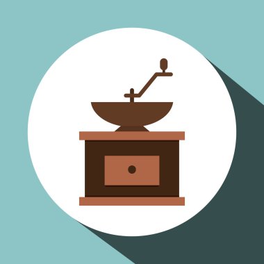 Coffee shop tasarım, vektör çizim