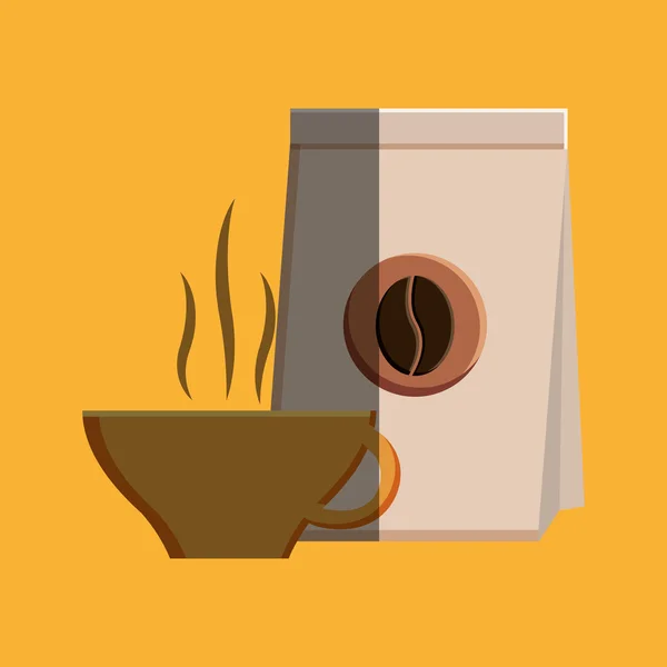 Koffiehuis ontwerp, vectorillustratie — Stockvector