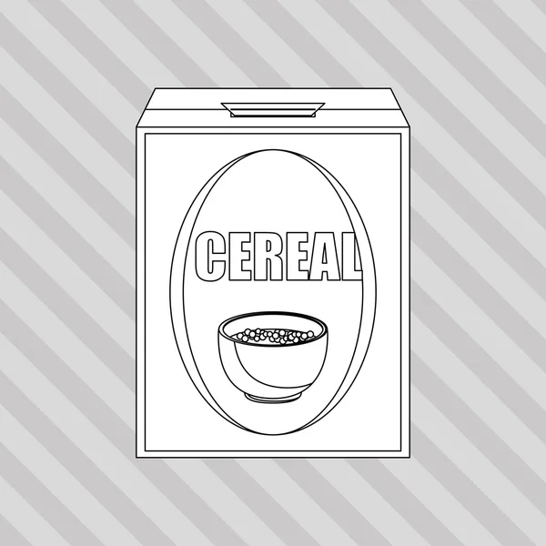 Diseño del icono del desayuno, ilustración vectorial — Vector de stock
