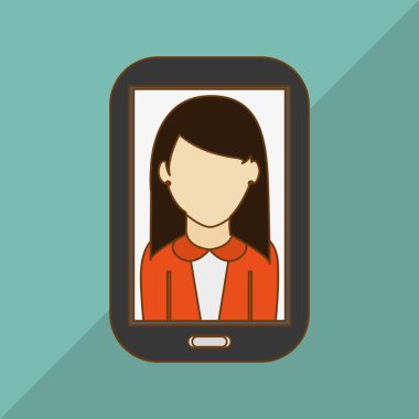 Sosyal Medya tasarım, vektör çizim