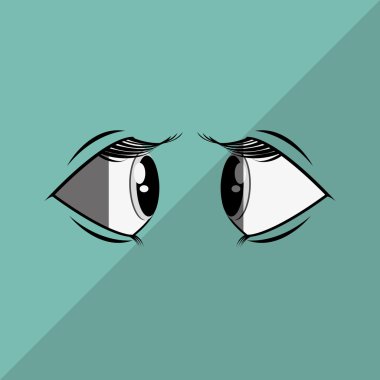 Çizgi film yüz tasarım, vektör çizim