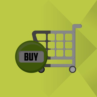 Alışveriş online tasarım, illüstrasyon vektör