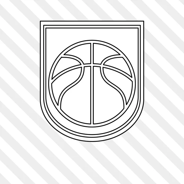 Design de ícone de basquete, ilustração vetorial — Vetor de Stock