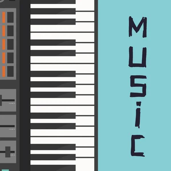 Musikaliska Instrument Design, vektor illustration — Stock vektor