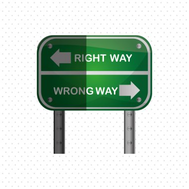 Yol işareti tasarımı, vektör çizim