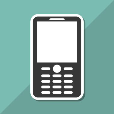 Akıllı telefon simgesi tasarım, vektör çizim