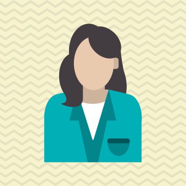 Doktor simgesi tasarım, illüstrasyon vektör