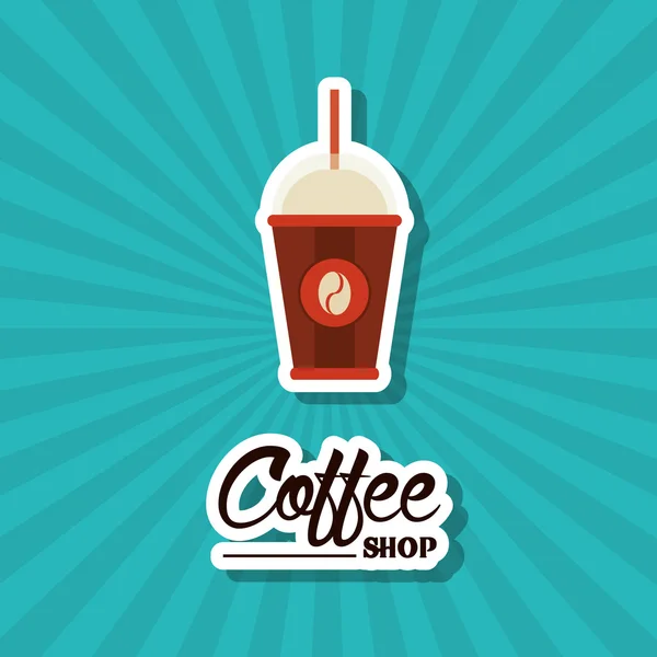 Coffee Shop design, vector illustration — Stock Vector